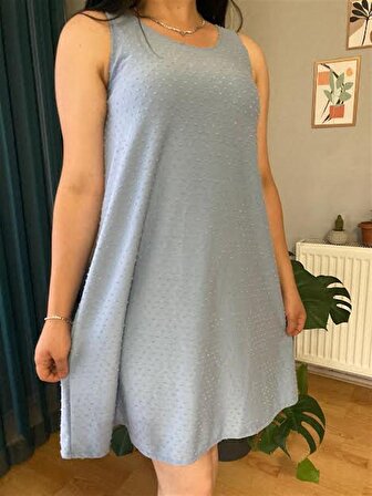 More &More Mavi Elbise