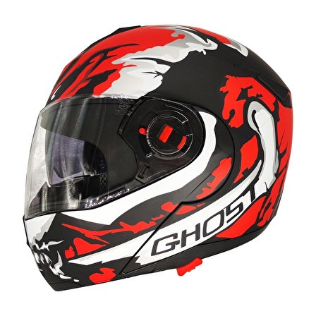 Free-M FF-961 Çeneden Açılır Kask Güneş Vizörlü Ghost S