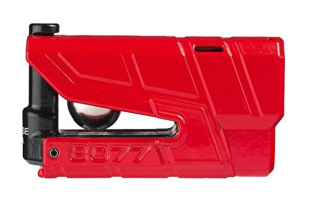 Abus 8077 Granıt Detecto X-Plus Motosiklet Alarmlı Disk Kilidi Kırmızı