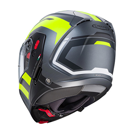 Caberg Horus X Çeneden Açılır Kask S (ECE 22.06) (Mat Siyah-Fluo Sarı)