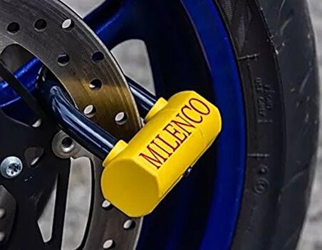 Milenco 5753 Motosiklet Zincir+Dundrod U-Kilit (12mm x 1.4m)