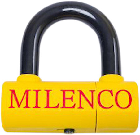 Milenco 6378 14x54mm Motosiklet Alarmlı U Kilit 