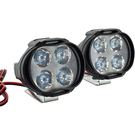 Mts E04B Çakar Led Sis Oval Plastik (2'li)