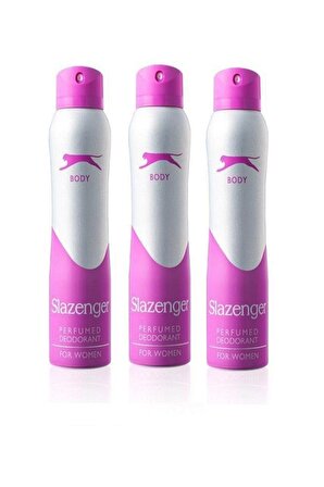 Slazenger Deodorant Pembe Women 150 ML 3LÜ