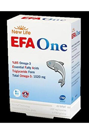 Efa One Omega 3 Balık Yağı 45 Kapsül