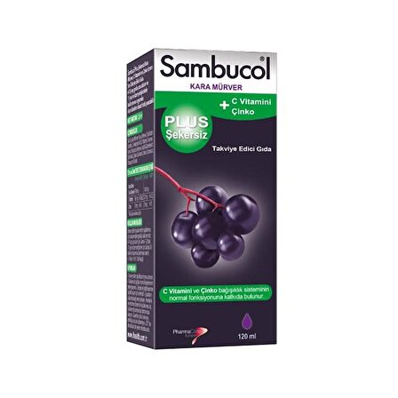 Sambucol Plus Şekersiz 120 ML-SKT:02/2025