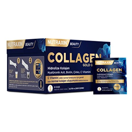 Nutraxin Beauty Collagen Gold Quality 11gr 30 Şase