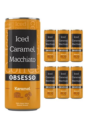 Obsesso Caramel Machiato 250 ml * 12 Adet