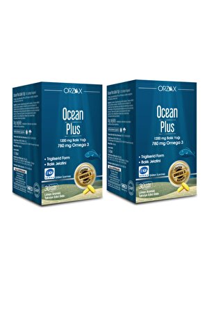 Ocean Plus Omega 3 1200 Mg 30 Kapsül X2 Adet