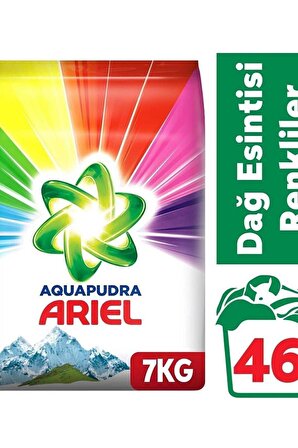Ariel Aquapudra Dağ Esintisi Renklilere Özel 7 kg Toz Çamaşır Deterjanı
