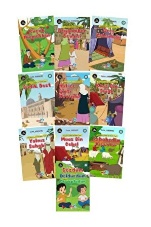 Hikayelerle Çocuklar Için Sahabe Hayatı Set (10 Kitap Takım) - Cuma Karakoç 9786057069047