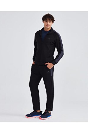Skechers Erkek Eşofman Takımı M Micro Collection Essential Suit Erkek Siyah Eşofman Takımı S212165-001