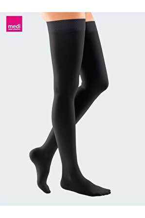 Duomed/CCL 1 Diz Üstü Kapalı Burun Siyah Renkli Çorabı