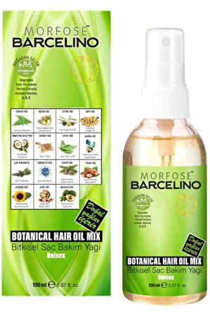 Morfose Barcelino Unisex Saç Bakım Yağı 150 ml