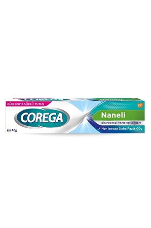 Corega Diş Protezi Yapıştırıcı Krem Naneli 40 Gr