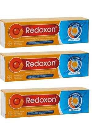 Redoxon Üçlü Etki 15 Efervesan Tablet - 3 ADET-SKT:05/2025