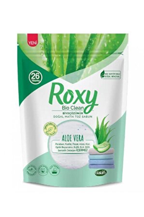 Roxy Bio Clean Doğal Matik Toz Sabun Aloe Vera 800 Gr