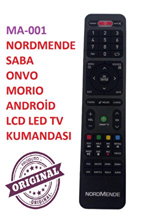 Ma-001 Nordmende- Saba- Onvo- Morıo Android Lcd Led Tv Kumandası