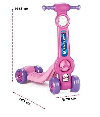 Pilsan Mini Scooter - Pembe