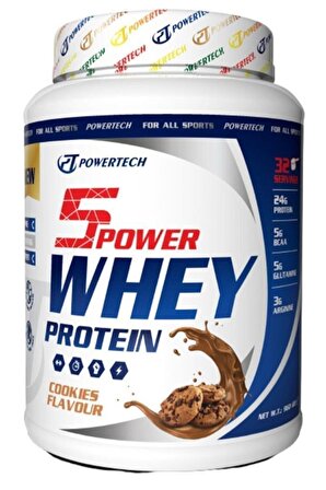 5 Power Whey Protein Kurabiye Aromalı Protein Tozu 960 Gr