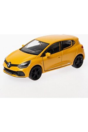 1:36 Ölçek Diecast Çek-bırak Renault Clio Rs -sarı