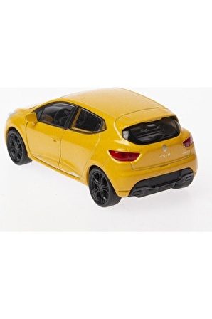 1:36 Ölçek Diecast Çek-bırak Renault Clio Rs -sarı