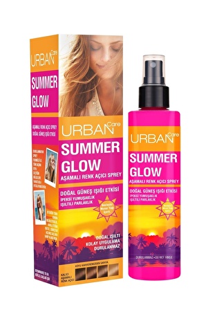 Summer Glow Aşamalı Kalıcı Renk Açıcı Saç Spreyi - 150 Ml