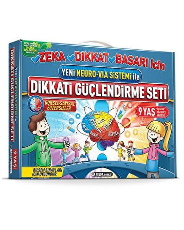 9 Yaş Dikkati Güçlendirme Seti Adeda Yayıncılık