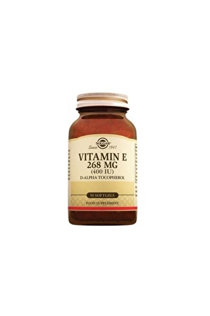 Solgar Vitamin E 400 Iu 50 Kapsül