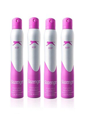 Slazenger Deodorant Pembe Women 150 ML 4LÜ