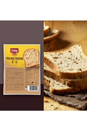 Pan Multigrano Glutensiz Keten Tohumu Darı Ve Ayçekirdekli Ekmek 250 gr 3 Adet