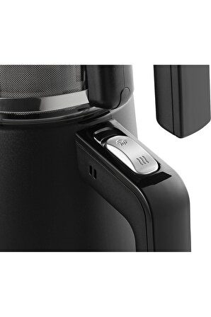 Yeni Nesil Siyah Cam Demlik Çay Makinesi Ar3062