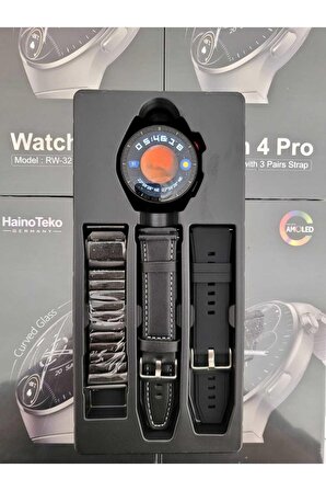 Haino Teko Watch 4 Pro RW32 Curved Amoled Ekran 3 Kordon Akıllı Saat TTHAİNOTKNO4PRO2