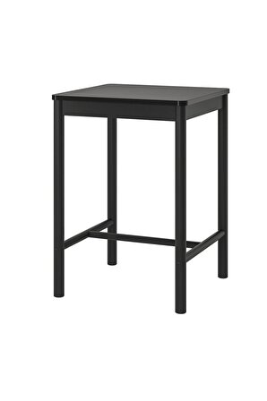 RÖNNINGE Bar Masası, Siyah, 2 Kişilik, 75x75 cm Mutfak