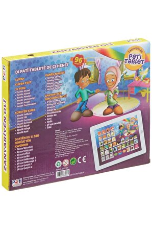 Zanyariyen Oli (Kürtçe) - Dini Bilgiler 96 Fonksiyonlu Pati Oyuncak Tablet