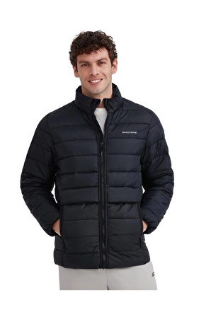 Skechers Erkek Mont M Outerwear Padded Jacket Siyah Erkek Mont S231242-001