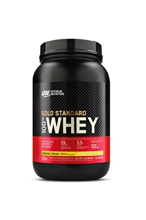 Optimum Gold Standard Whey Protein Tozu - Muz - 908 Gr