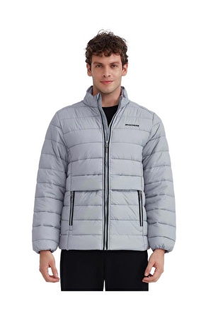  Skechers Erkek Mont M Outerwear Padded Jacket Gri Erkek Mont S231242-035