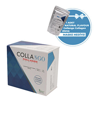 Collango Kolajen Klasik - Aromasız Natural Tip 1 Collagen - Yüz Maskesi Hediye