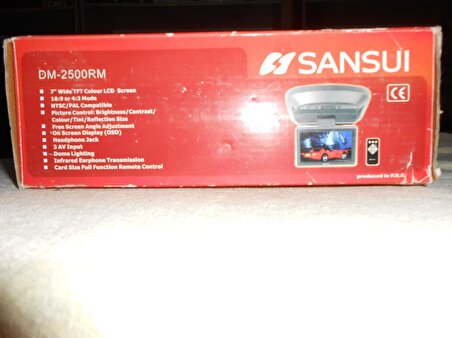 Sansui DM-2500RM Tavan 7 inc TFT LCD Monitör