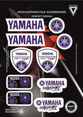 Vexo X23 Yamaha Stıcker Set Mavi