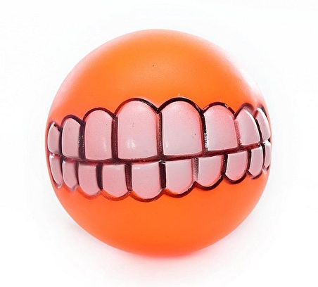 Köpek Oyuncağı - Teeth Ball Turuncu