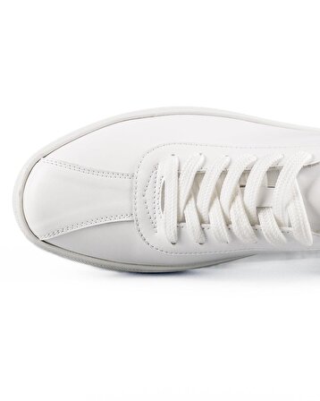 Scrambler Beyaz Hakiki Deri Erkek Spor (Sneaker) Ayakkabı Numara 43