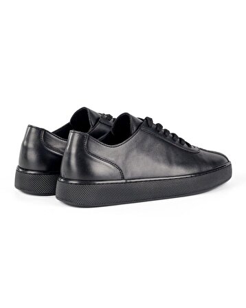 Scrambler Siyah Hakiki Deri Erkek Spor (Sneaker) Ayakkabı Numara 41