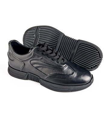 Diavel Siyah Hakiki Deri Erkek Spor (Sneaker) Ayakkabı Numara 42
