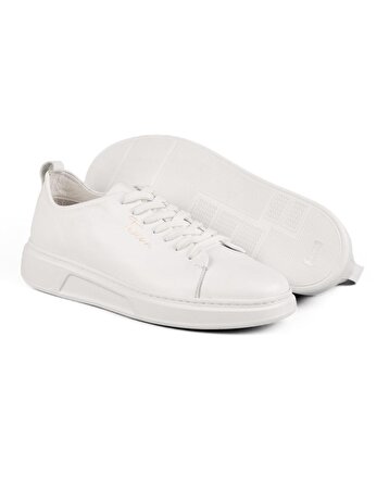 Sportster Hakiki Deri Beyaz Erkek Spor (Sneaker) Ayakkabı Numara 42