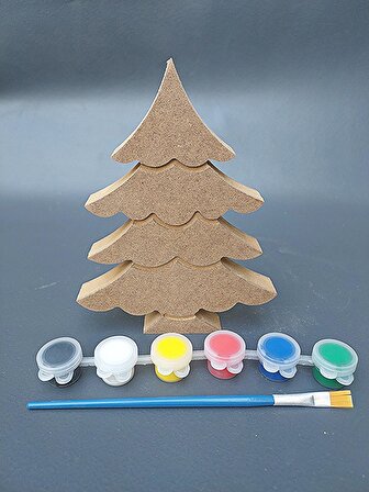  Çocuklar için ahşap boyama seti. 15 cm Çam Ağacı Okul kreş etkinlik çocuk eğitimi
