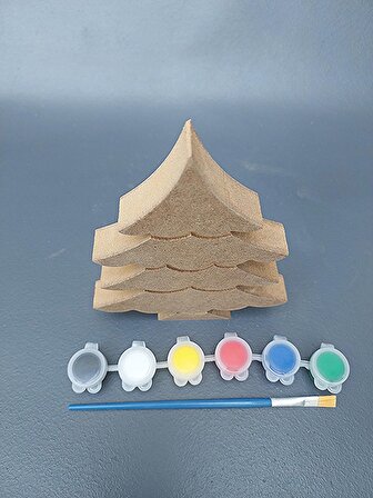  Çocuklar için ahşap boyama seti. 15 cm Çam Ağacı Okul kreş etkinlik çocuk eğitimi