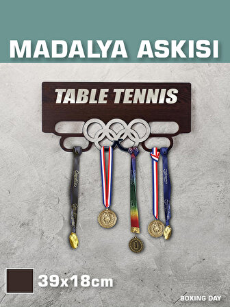 Masa Tenisi Sporcu Madalya Askısı S / Tennis Sporcu Ödül Duvar Askılı Madalyalık, Tutucu