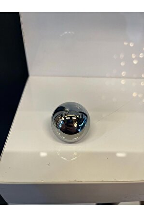 Misket Küre Metal Düğme Kulp (2 ADET) 20mm Krom Dolap Kapak Modern Çekmece Tv Ünite Mobilya